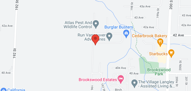 map of 19606 41A AVENUE